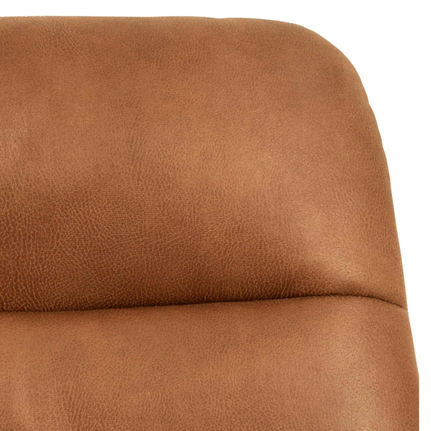 Cote | Furniture Milford Lounge Chair, Sledge Base - Brown Leather-Mix Milford, Accent Chairs & Armchairs 90A0000097454