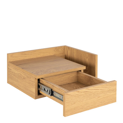 Cote | Furniture Ashlan Sqaure Bedside Table 1 Drawer - Oak Ashlan, Bedside Tables 90A0000097672