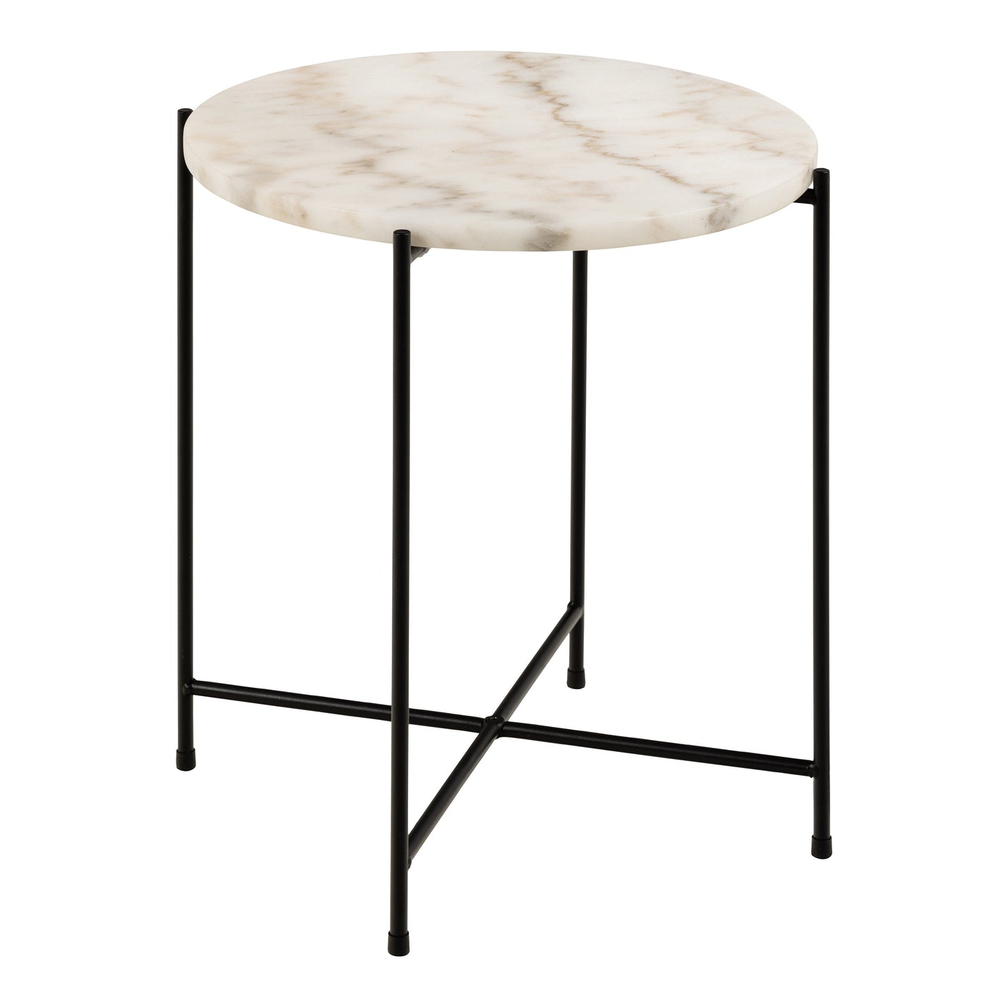 Cote | Furniture Avila Side Table 42x45cm - White Marble Top  Avila, Side Tables 90A0000097859