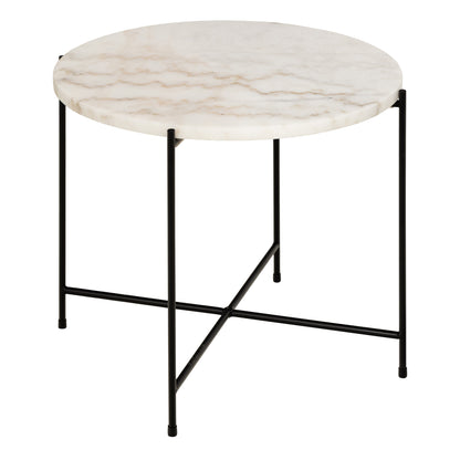 Cote | Furniture Avila Side Table 52x40cm - White Marble Top  Avila, Side Tables 90A0000097861