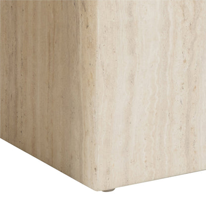 Cote | Furniture Dice Coffee Table, Square Set - Light Travertine Effect (Set of 2) Dice, Coffee Tables 90A0000098283