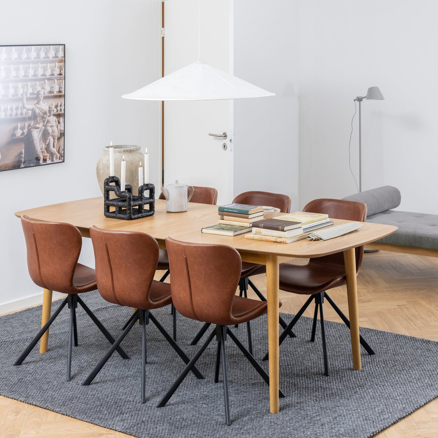 Cote | Furniture Montreux 4-6 Seater Dining Table, Rectangular - Oat Montreux, Dining Tables 90A0000098605