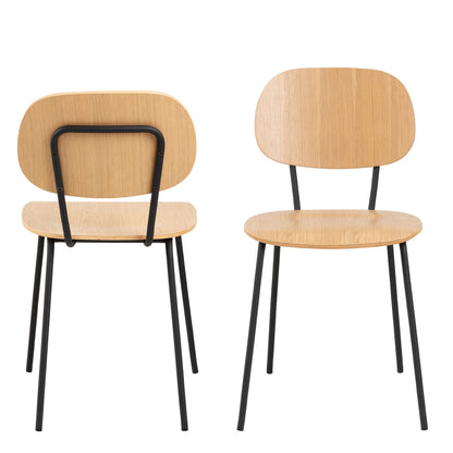 Cote | Furniture Amira Dining Chairs - Oak (Set of 2) Amira, Dining Chairs 90A0000098855