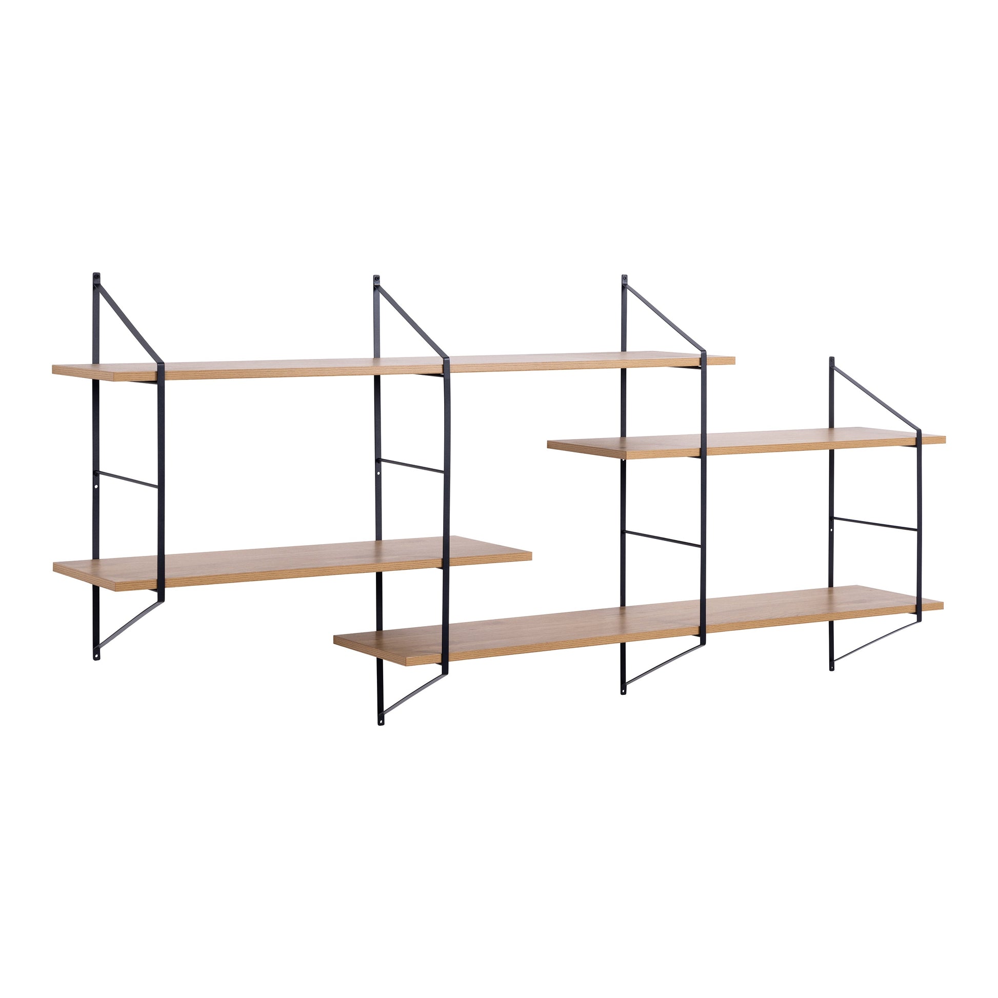 Cote | Furniture Belfast Wall Unit with 4 Shelves - Oak Belfast, Shelving 90A0000100308