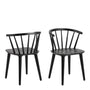 Ida Dining Chair (Set of 2) - Black