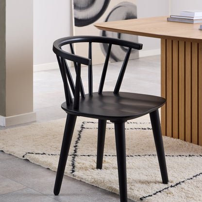 Ida Dining Chair (Set of 2) - Black