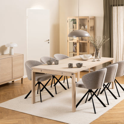 Cote | Furniture Linley 4-6 Seater Dining Table - White Oak Linley, Dining Tables 90A0000100441