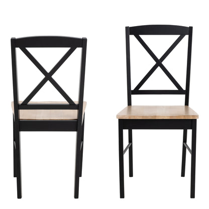 Cote | Furniture Elvira Dining Chairs - Black & Oak (Set of 2) Elvira, Coffee Tables 90A0000101105