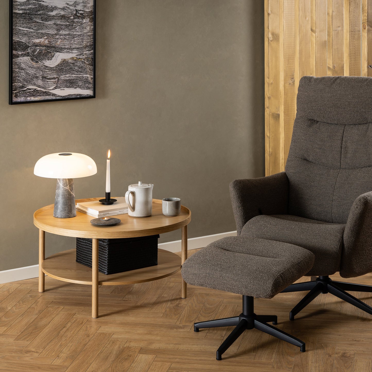 Banbury Round Coffee Table - Oak