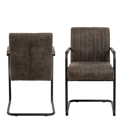 Cote | Furniture Adele Dining Chairs - Grey (Set of 2) Adele, Dining Chairs 90A0000101546