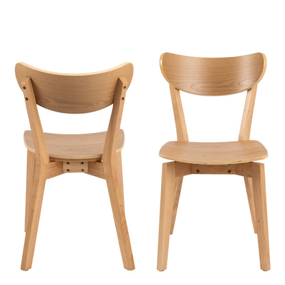 Cote | Furniture Roxby Dining Chairs - Oak (Set of 2) Roxby, Dining Chairs 90A0000102466