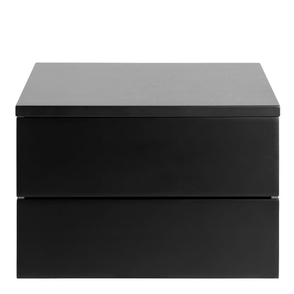 Cote | Furniture Avignon Bedside Table with 2 Drawer - Black Avignon, Bedside Tables 90A0000102560