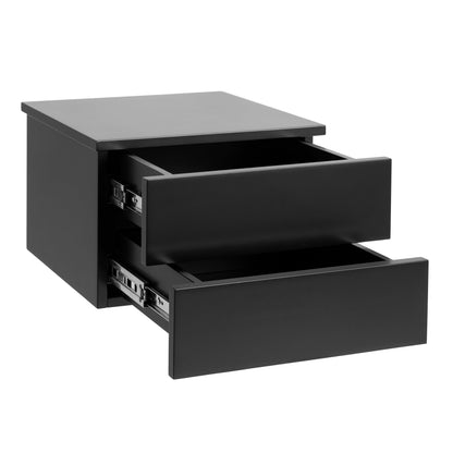 Cote | Furniture Avignon Bedside Table with 2 Drawer - Black Avignon, Bedside Tables 90A0000102560