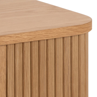 Cote | Furniture Langley Bedside Table, Square, Sliding Doors - Oak Langley, Bedside Tables 90A0000102748