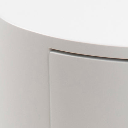 Cote | Furniture Polo Bedside Table, Round - White & Black Polo, Bedside Tables 90A0000102923