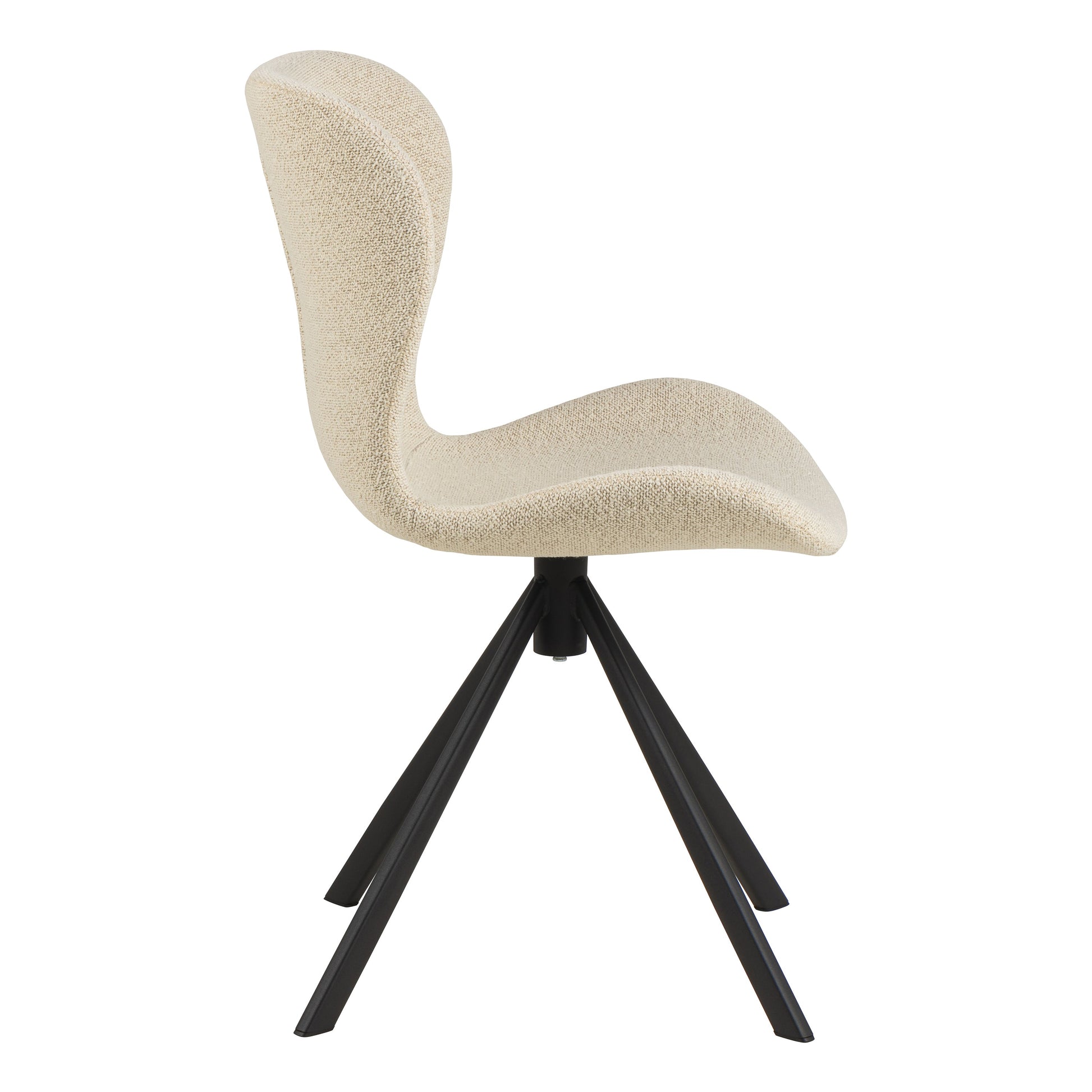 Cote | Furniture Batilda Swivel Dining Chairs - Cream (Set of 2) Batilda, Dining Chairs 90A0000103478