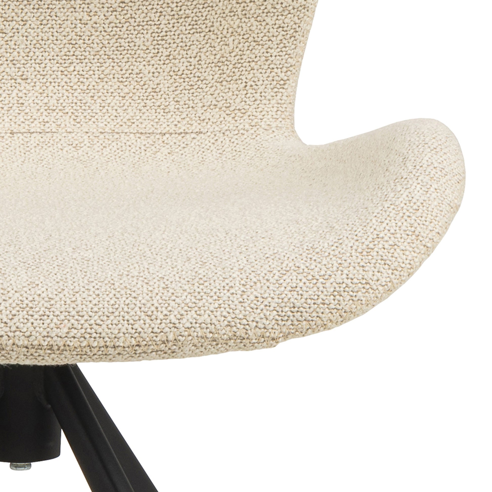 Cote | Furniture Batilda Swivel Dining Chairs - Cream (Set of 2) Batilda, Dining Chairs 90A0000103478