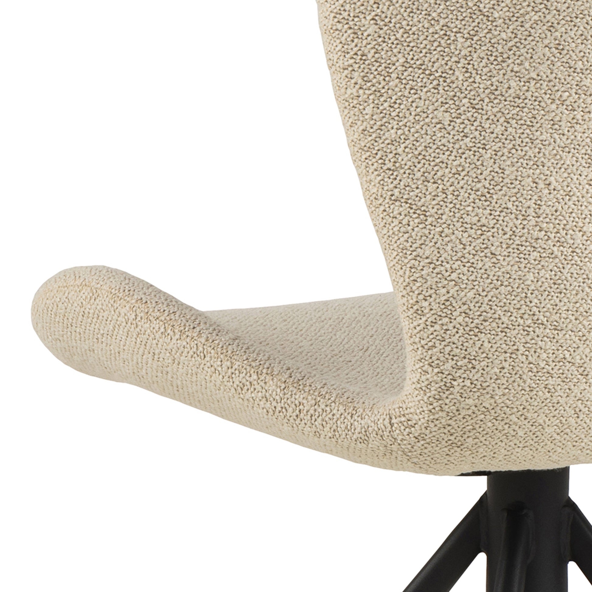 Cote | Furniture Batilda Swivel Dining Chairs - Cream (Set of 2) Batilda, Dining Chairs 90A0000103478