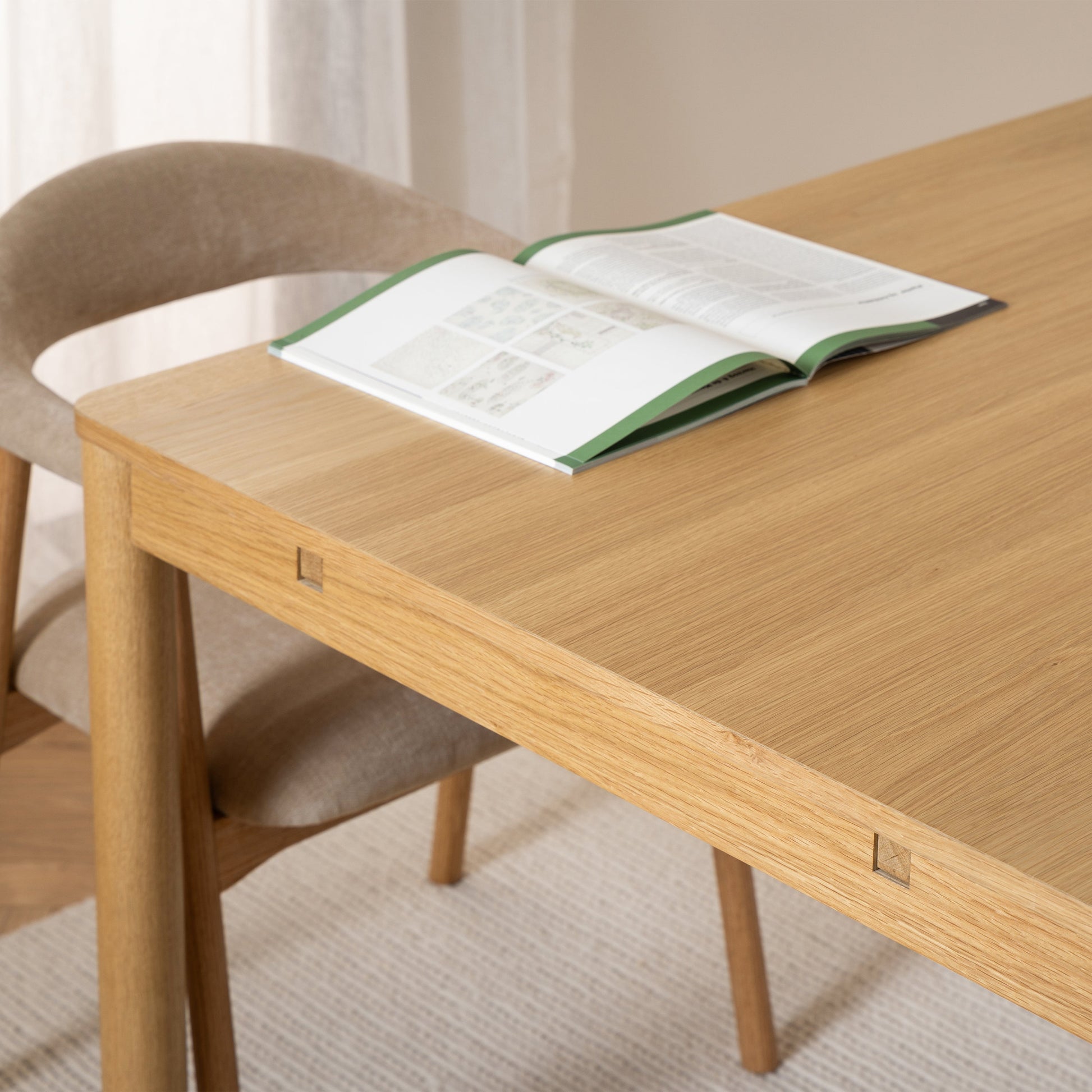 Cote | Furniture Atlantic 6 Seater Dining Table Dining Table - Oak Atlantic, Dining Tables 90A0000104596