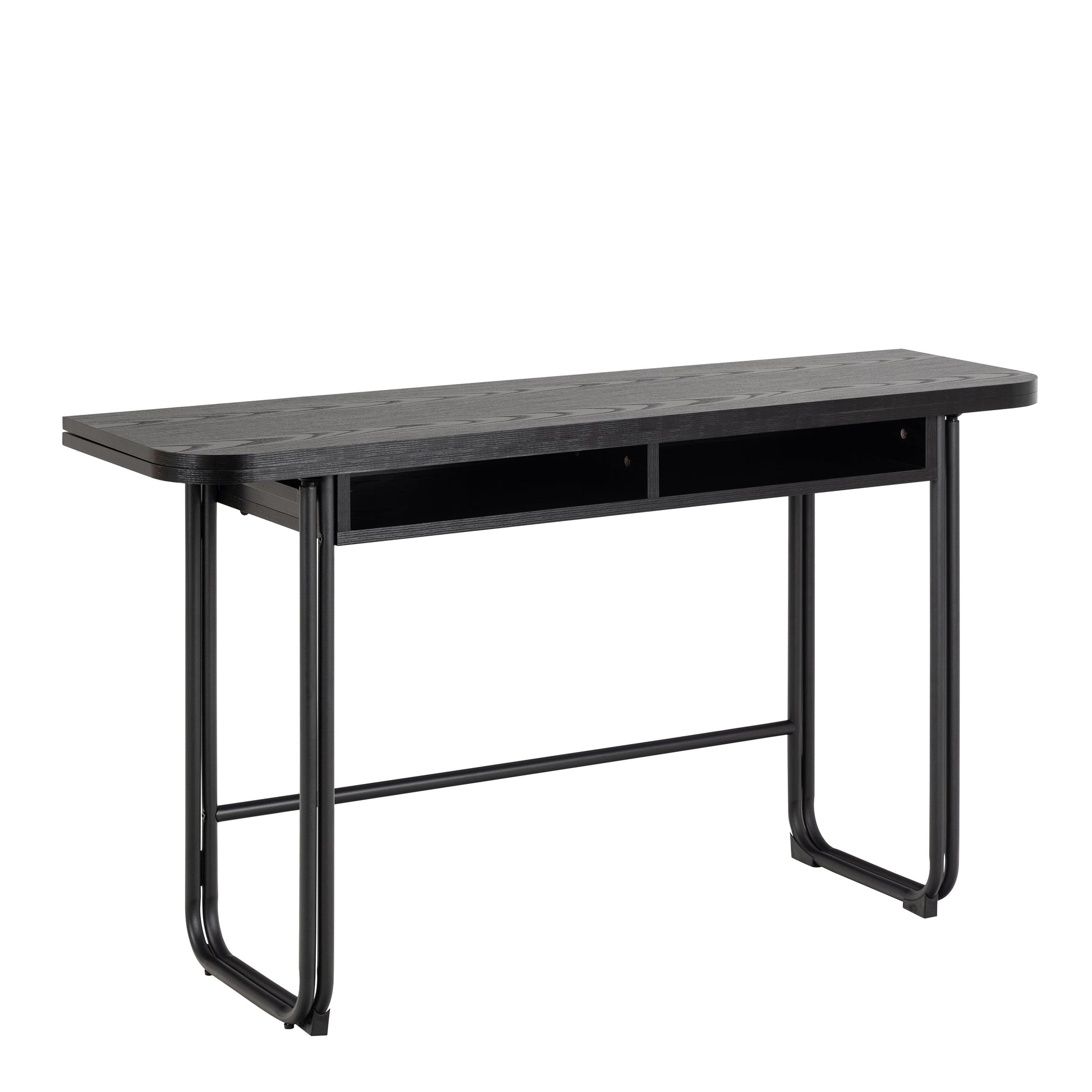 Cote | Furniture Darlington 2-4 Seater Extendable Dining Table with Storage - Black Darlington, Dining Tables 90A0000104673