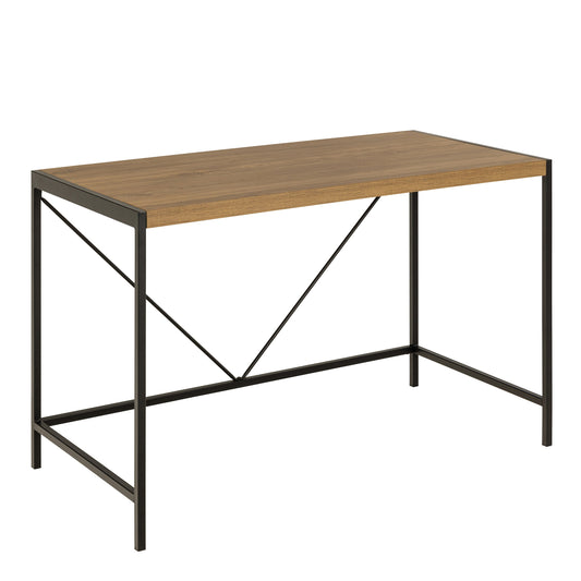 Cote | Furniture Bahamas Office Desk - Oak & Black Bahamas, Dressing Tables & Desks 90A0000104776