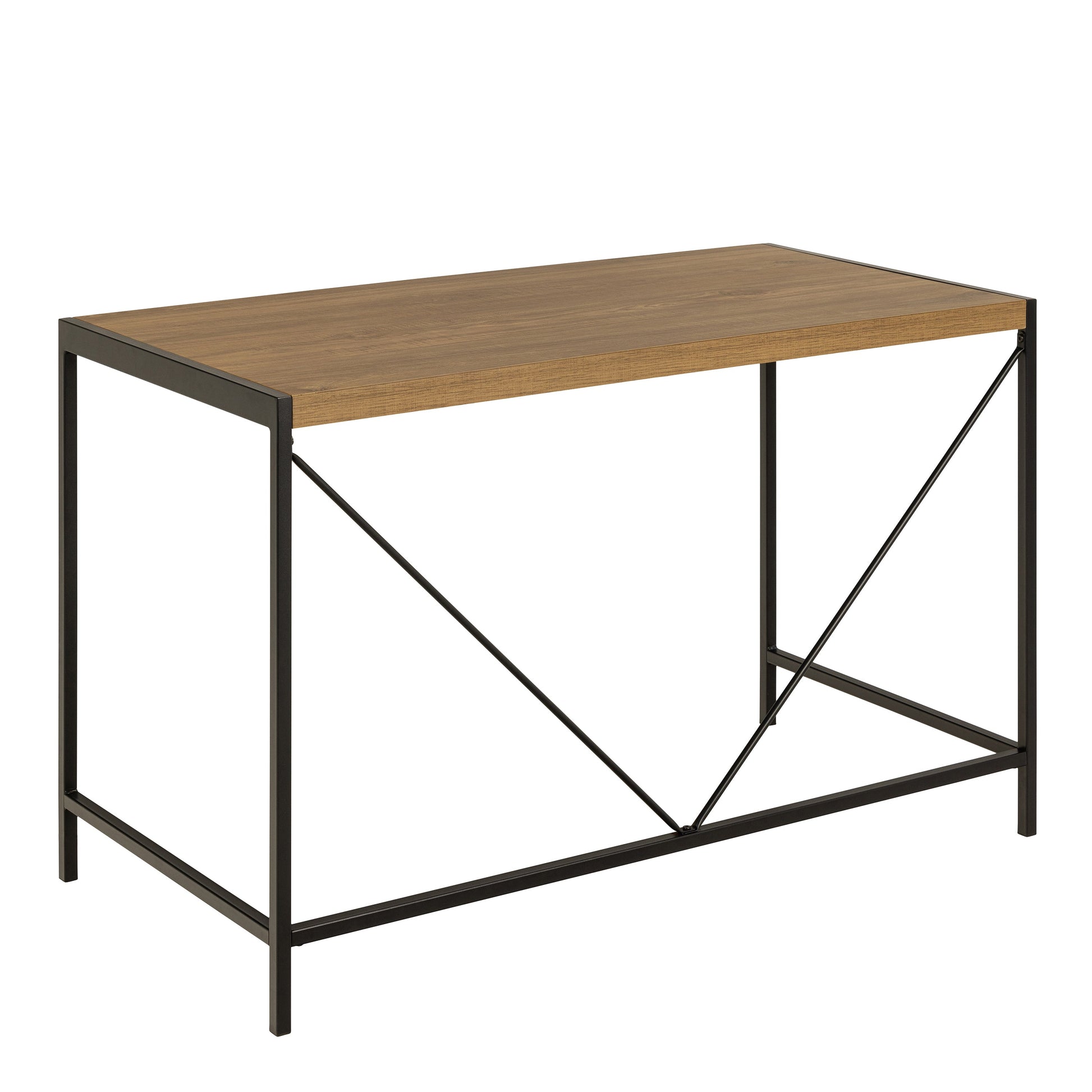 Cote | Furniture Bahamas Office Desk - Oak & Black Bahamas, Dressing Tables & Desks 90A0000104776