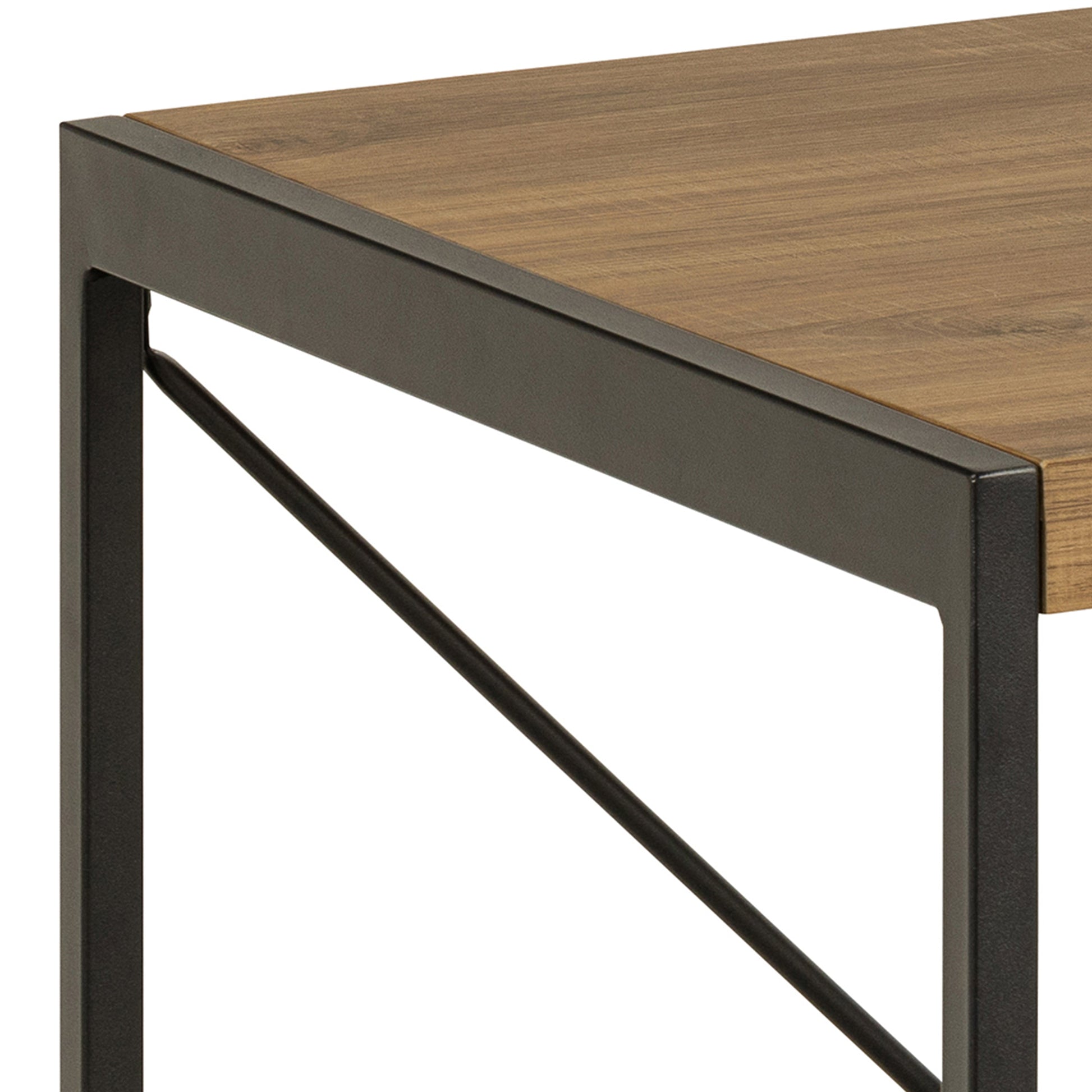 Cote | Furniture Bahamas Office Desk - Oak & Black Bahamas, Dressing Tables & Desks 90A0000104776