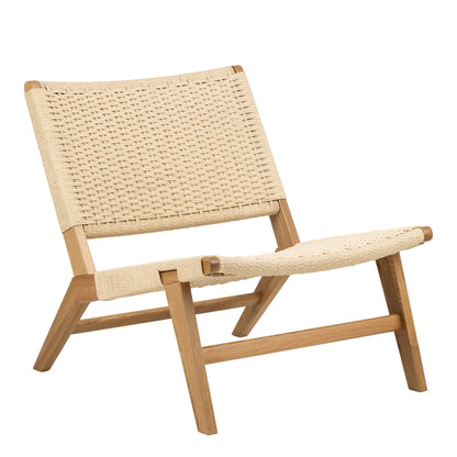 Cote | Furniture Carson Lounge Chair - Off White & Oak Carson, Accent Chairs & Armchairs 90A0000104906