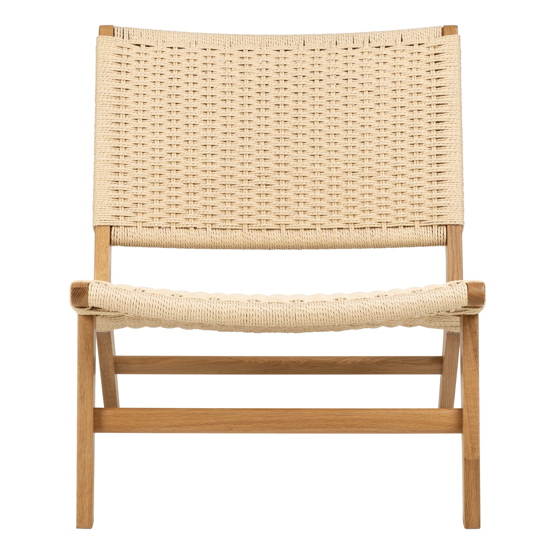 Cote | Furniture Carson Lounge Chair - Off White & Oak Carson, Accent Chairs & Armchairs 90A0000104906