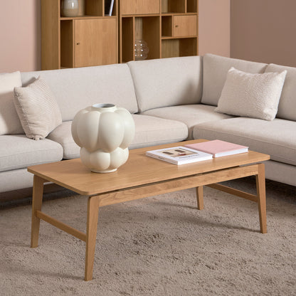 Essex Rectangular Coffee Table - Oak