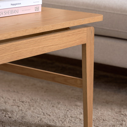 Essex Rectangular Coffee Table - Oak