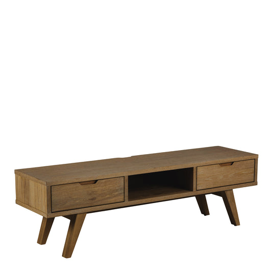 Cote | Furniture A-Line TV Unit 2 Drawer - Smoked Oak A-Line, TV Stands 90A0000107587