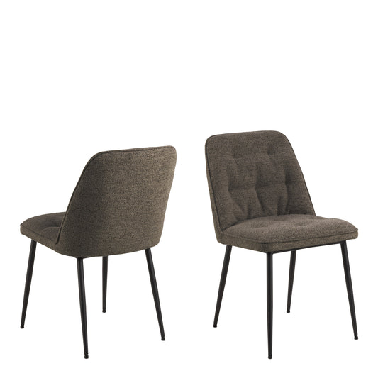 Cote | Furniture Brooke Dining Chairs - Taupe (Set of 2) Brooke, Dining Chairs 90A0000107640