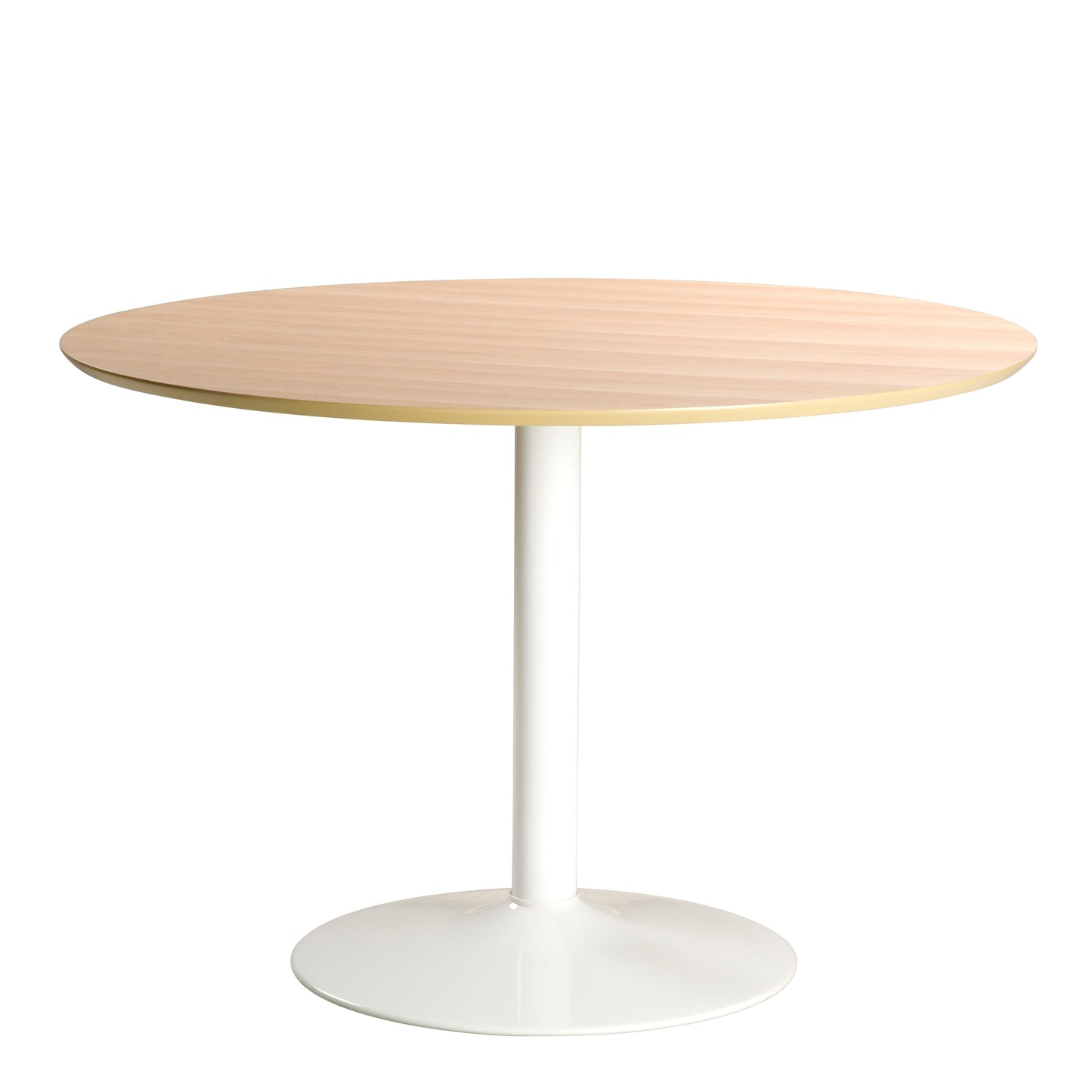 Cote | Furniture Ibiza 2-4 Seater Dining Table, Round - Oak & White Ibiza, Dining Tables 90A10110-5