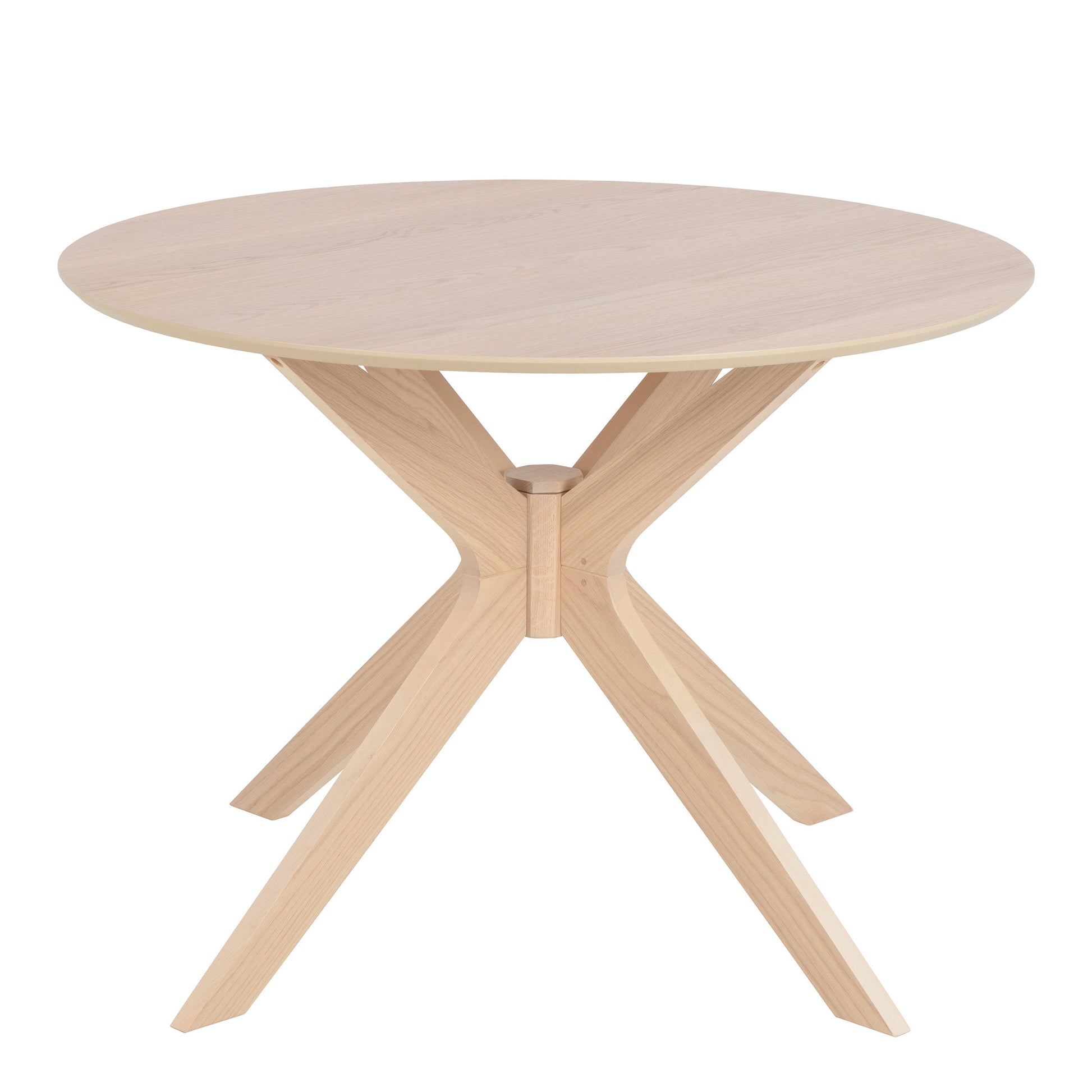 Cote | Furniture Duncan 4 Seater Dining Table, Round - White Oak I_Duncan, Dining Tables 90A10234-1