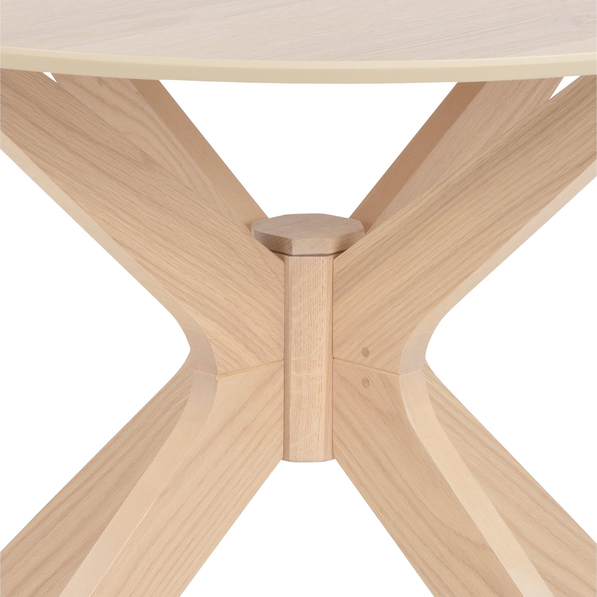 Cote | Furniture Duncan 4 Seater Dining Table, Round - White Oak I_Duncan, Dining Tables 90A10234-1