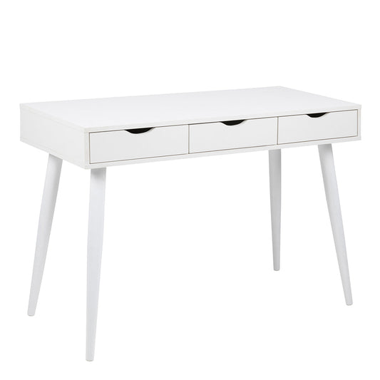 Cote Furniture |  Neptun Desk, 3 (White) Drawers - White Legs Neptun, Dressing Tables & Desks 90AH000016335