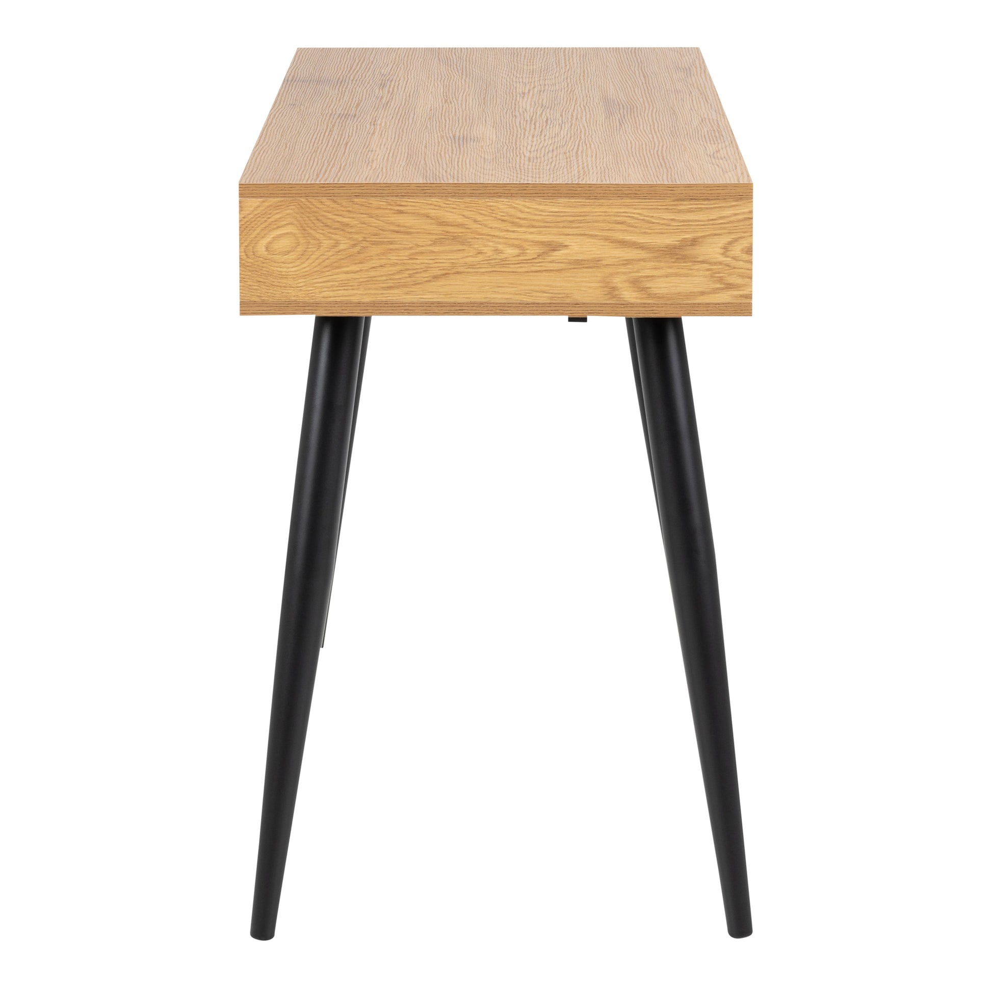 Cote | Furniture Neptun Desk, 3 (Oak) Drawers - Black Legs Neptun, Dressing Tables & Desks 90AH000017689