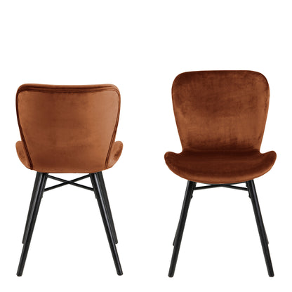 Cote | Furniture Batilda Dining Chairs - Copper (Set of 2) Batilda, Dining Chairs 90AH000020023