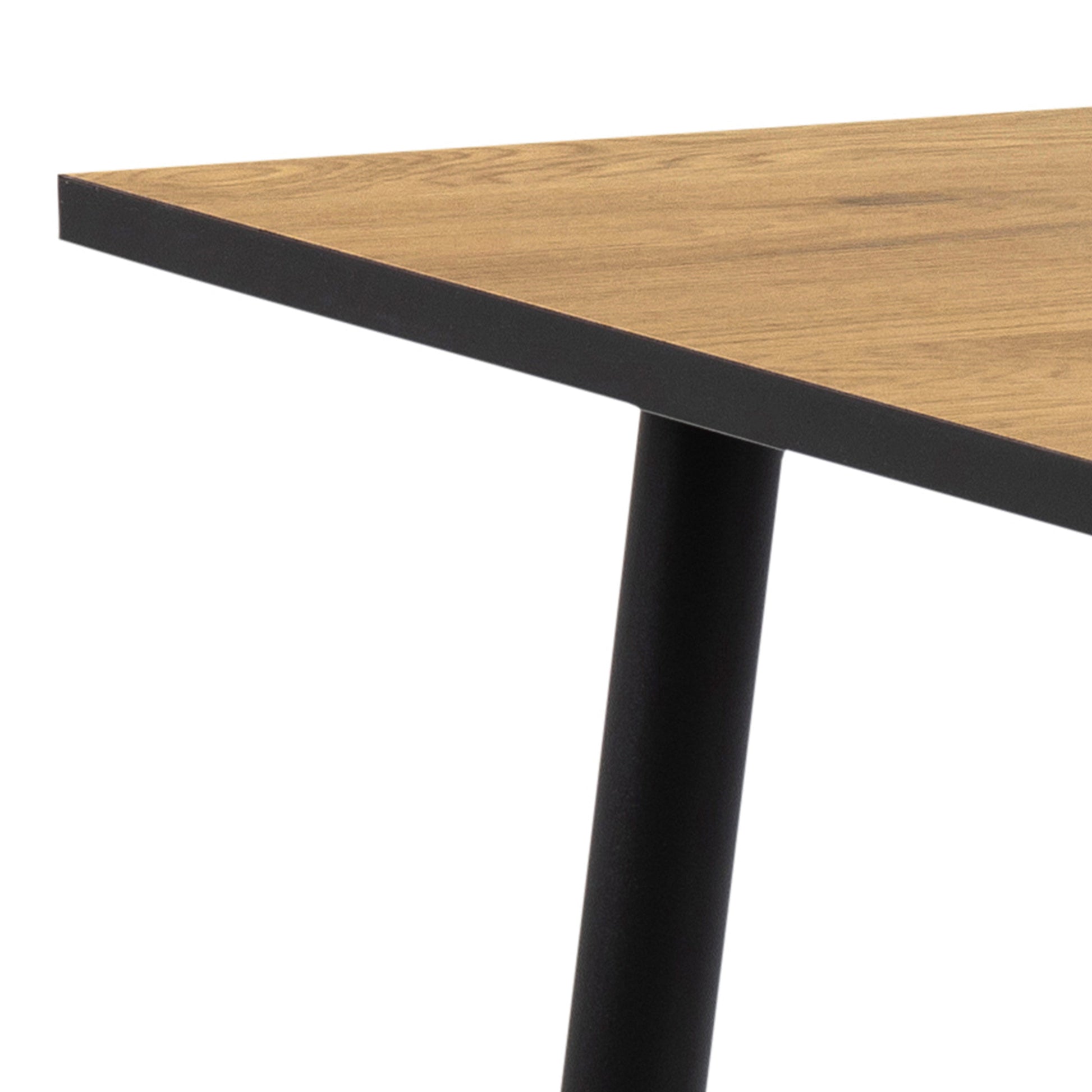 Cote | Furniture Wilma 2-4 Seater Dining Table - Oak & Black Legs Wilma, Dining Tables 90AH000020064