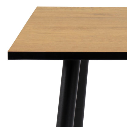 Cote | Furniture Wilma 2-4 Seater Dining Table - Oak & Black Legs Wilma, Dining Tables 90AH000020064