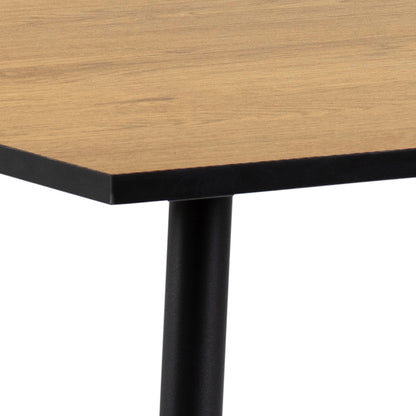 Cote | Furniture Wilma 2-4 Seater Dining Table - Oak & Black Legs Wilma, Dining Tables 90AH000020064