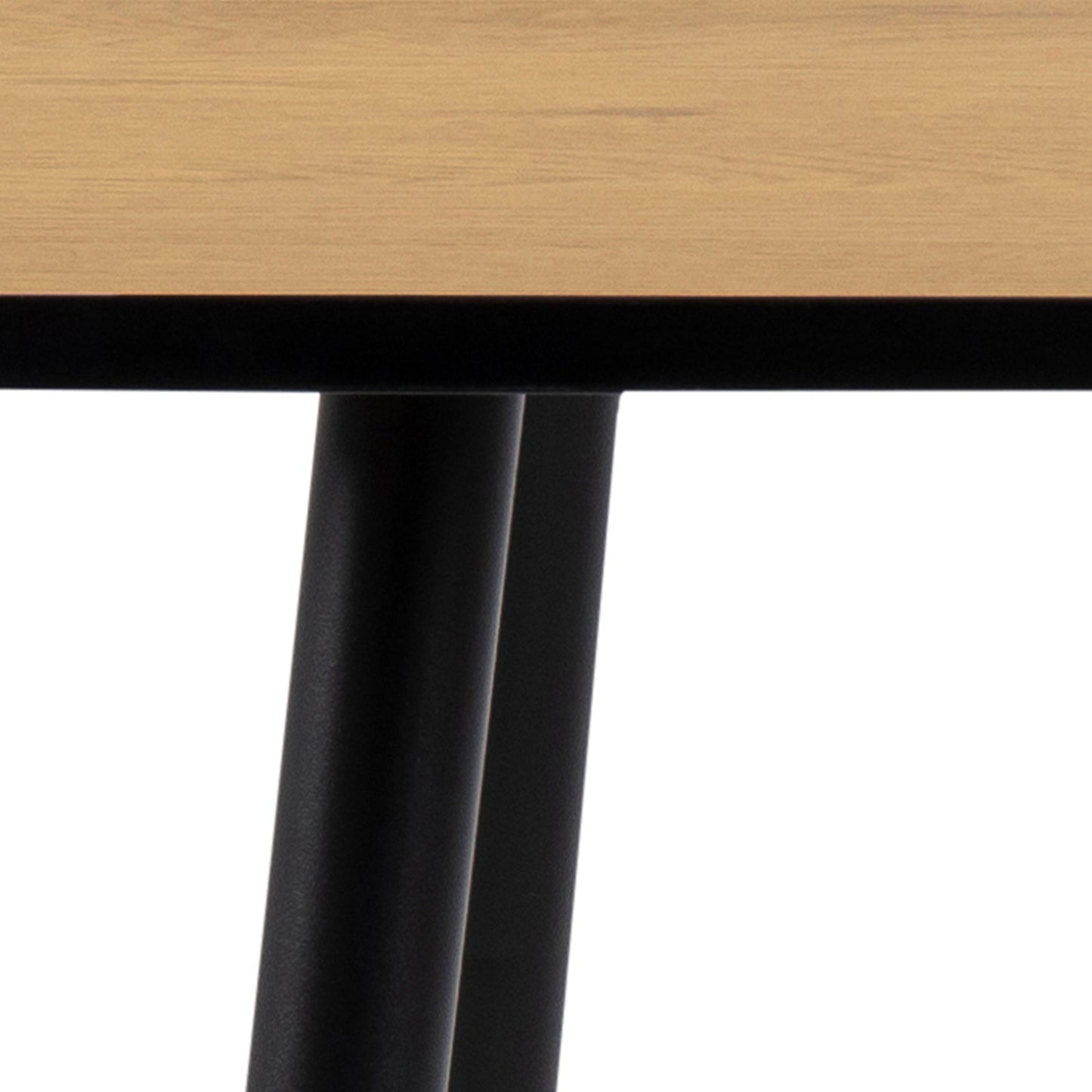 Cote | Furniture Wilma 2-4 Seater Dining Table - Oak & Black Legs Wilma, Dining Tables 90AH000020064