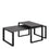 Katrine Coffee Table Ceramic Set - Black (Set of 2)