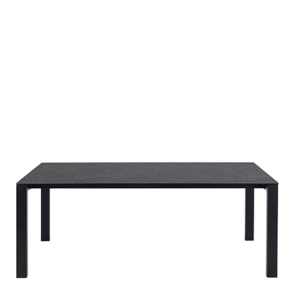 Cote | Furniture Brentford 4-6 Seater Dining Table, Ceramic - Black Brentford, Dining Tables 90AH000020749