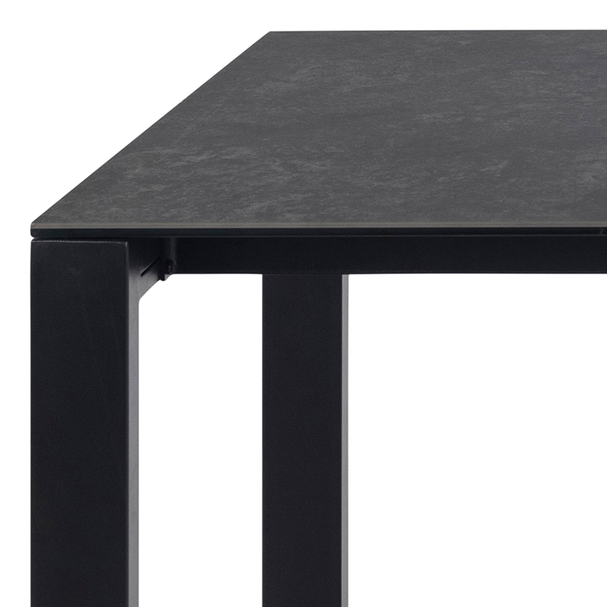 Cote | Furniture Brentford 4-6 Seater Dining Table, Ceramic - Black Brentford, Dining Tables 90AH000020749