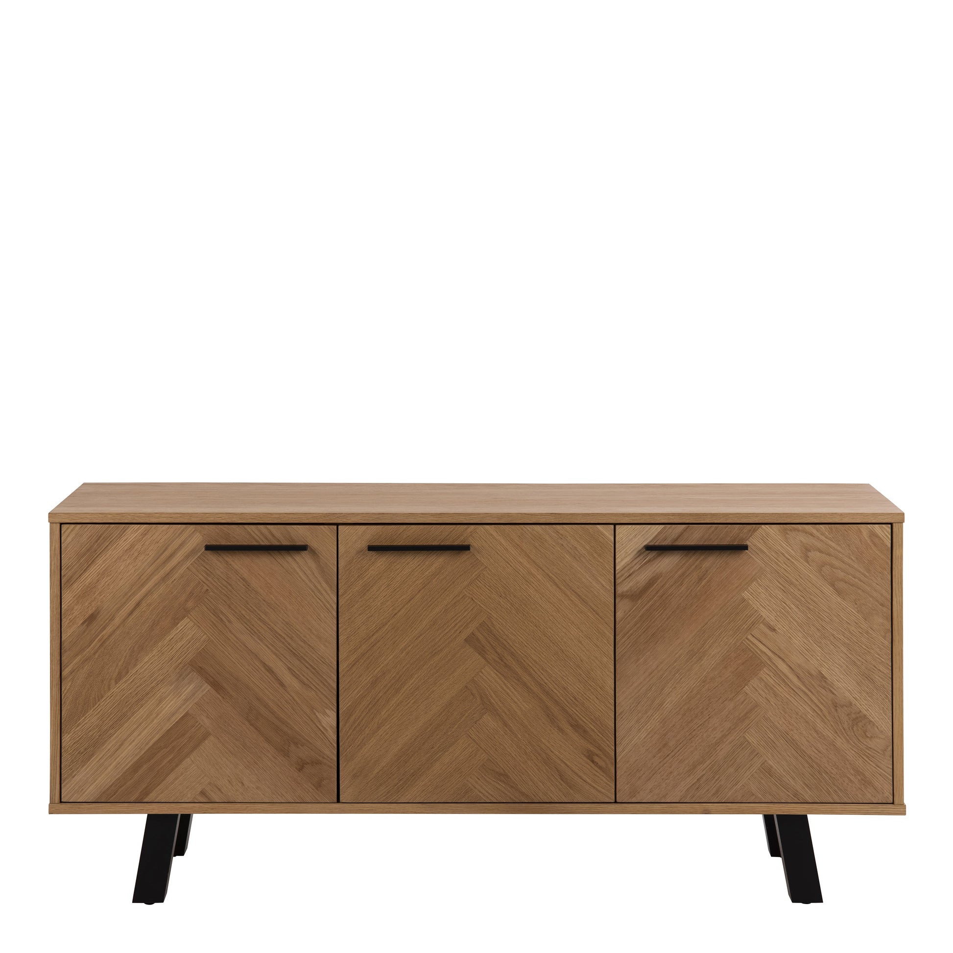 Cote | Furniture Brighton Sideboard 3 Door Oak with Herringbone Effect Brighton, Sideboards 90AH000021069