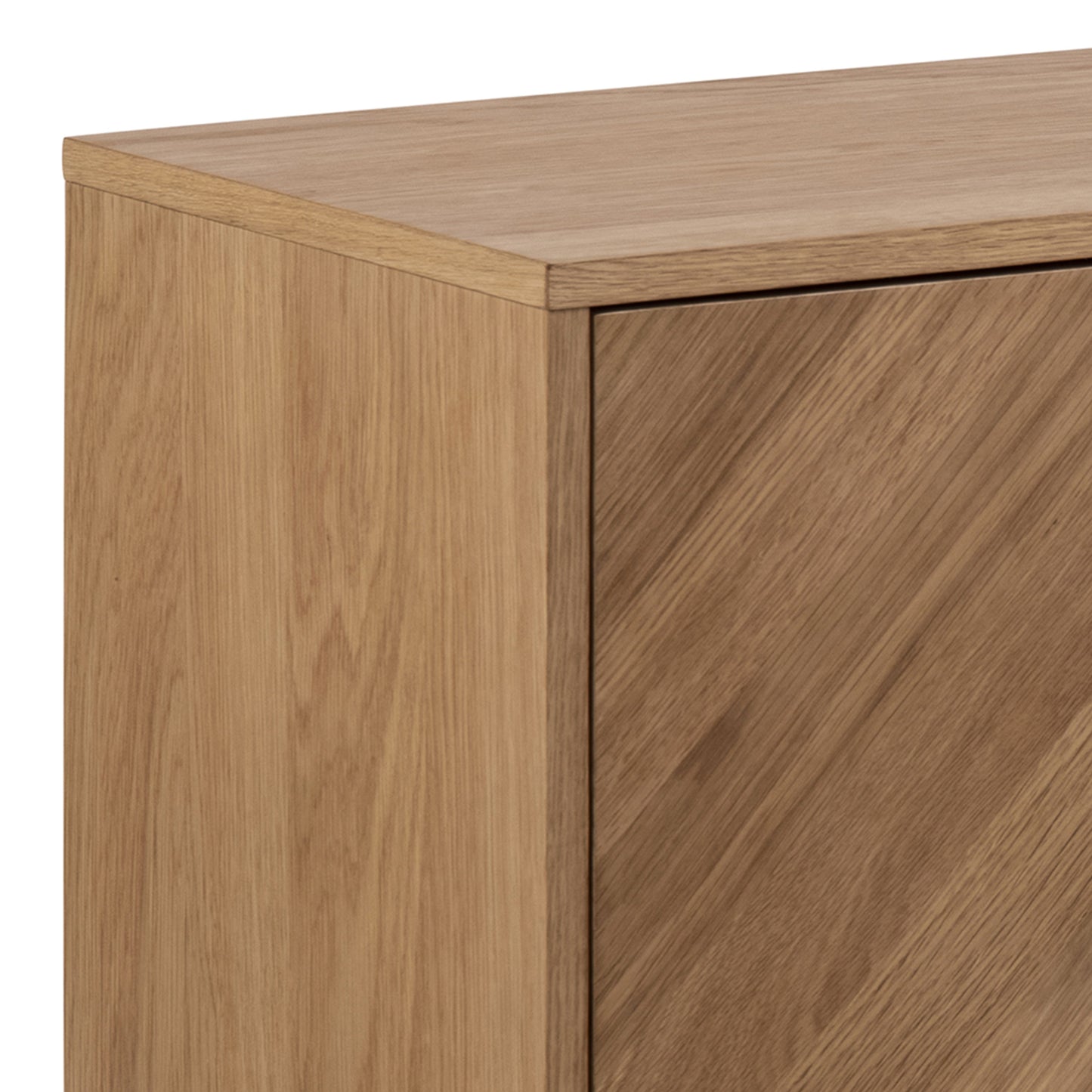 Cote | Furniture Brighton Sideboard 3 Door Oak with Herringbone Effect Brighton, Sideboards 90AH000021069