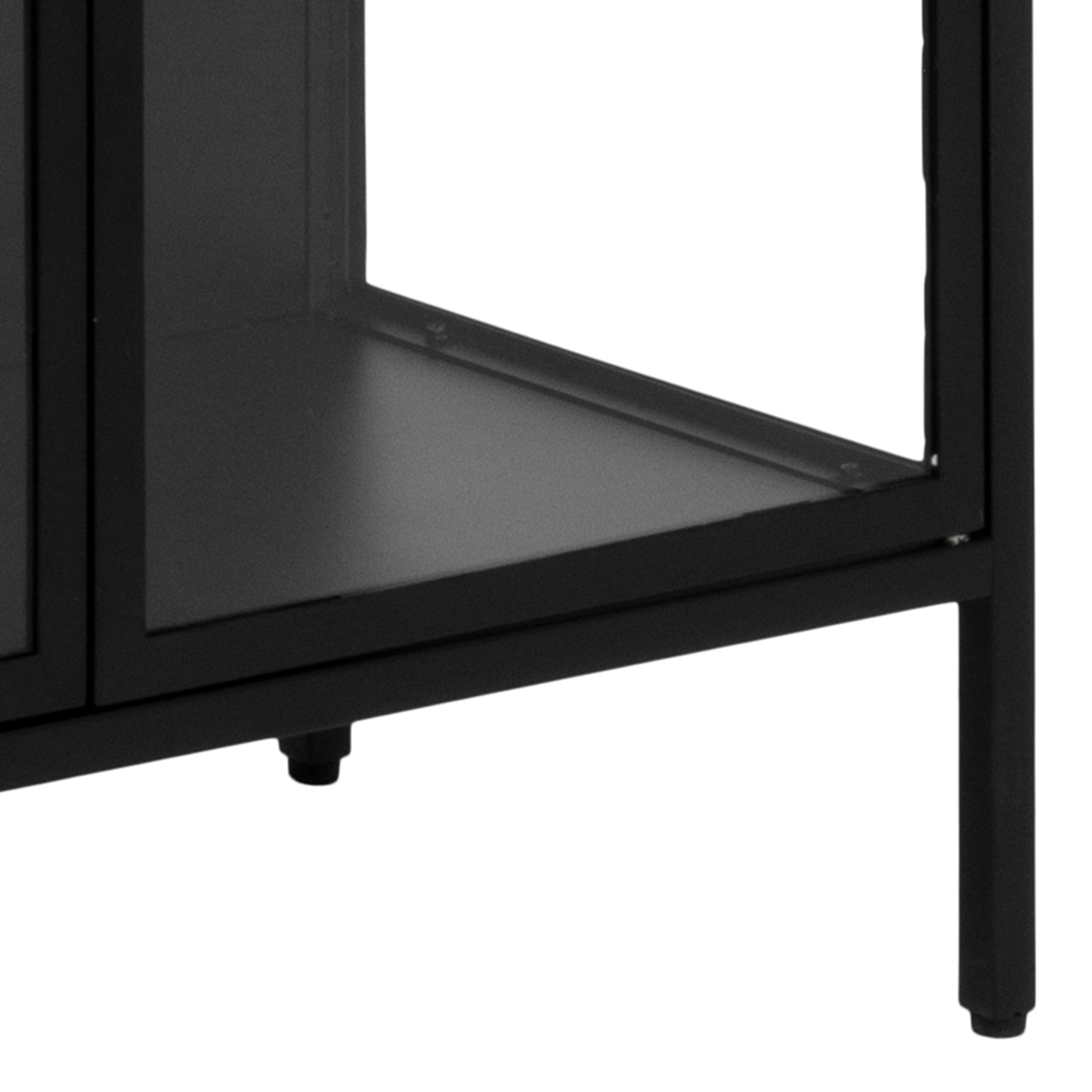 Cote | Furniture Newcastle Display Cabinet, Tall 2 Door - Black Newcastle, Display Cabinets 90AH000021540