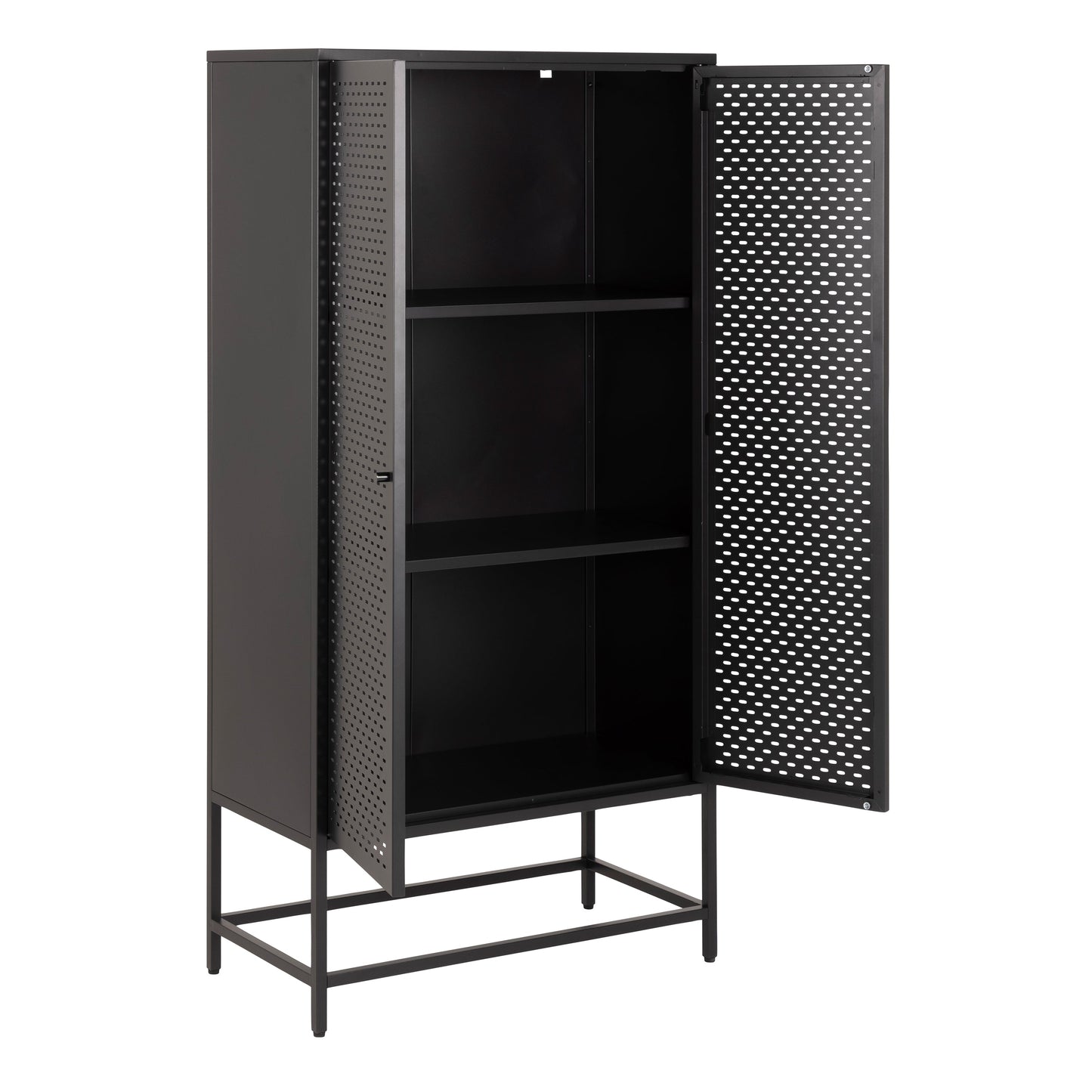 Cote | Furniture Newcastle Cabinet, 2 Door - Black Newcastle, Cupboards 90AH000021541